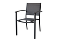 FAUTEUIL JARDIN POP ALU TEXTILENE GRIS ANTHRACITE - 55.5 x 54 x 84 CM FAUTEUIL JARDIN POP ALU TEXTILENE GRIS ANTHRACITE - 55.5 x 54 x 84 CM